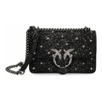 Pinko Sac à bandoulière 'Love-Birds Rhinestone-Embellished' pour Femmes