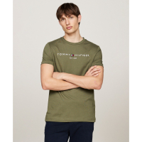 Tommy Hilfiger 'Embroidered Logo Slim-Fit Crewneck T-Shirt' pour Hommes