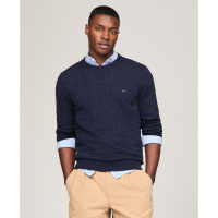 Tommy Hilfiger 'Regular-Fit Pima Cotton Cashmere Blend Solid Crewneck Sweater' pour Hommes