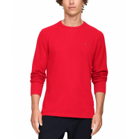 Tommy Hilfiger 'Waffle-Knit Long-Sleeve Crewneck Thermal Top' pour Hommes