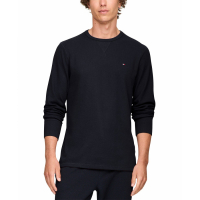 Tommy Hilfiger 'Waffle-Knit Long-Sleeve Crewneck Thermal Top' pour Hommes