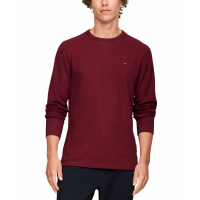 Tommy Hilfiger 'Waffle-Knit Long-Sleeve Crewneck Thermal Top' pour Hommes