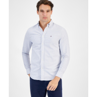 Tommy Hilfiger 'Regular-Fit Striped Heritage Oxford Long-Sleeve Shirt' pour Hommes