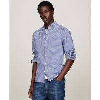 Tommy Hilfiger 'Gingham Long Sleeve Button-Down Oxford Shirt' pour Hommes