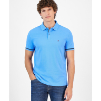 Tommy Hilfiger 'Regular-Fit Stripe-Sleeve Polo Shirt' pour Hommes