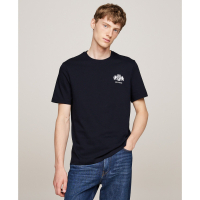 Tommy Hilfiger 'Short Sleeve Crewneck Embroidered Heritage Crest T-Shirt' pour Hommes