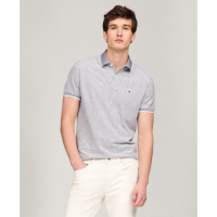 Tommy Hilfiger 'Regular-Fit Tipped Linen Polo Shirt' pour Hommes