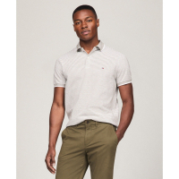 Tommy Hilfiger 'Regular-Fit Tipped Linen Polo Shirt' pour Hommes