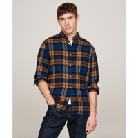 Tommy Hilfiger 'Regular-Fit Black Watch Tartan Button-Down Shirt' pour Hommes