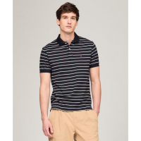 Tommy Hilfiger 'Regular-Fit Striped Liquid Cotton Polo Shirt' pour Hommes