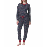 Tommy Hilfiger '2-Pc. Packaged Printed Thermal Pajamas Set' pour Femmes