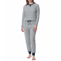 Tommy Hilfiger '2-Pc. Packaged Printed Thermal Pajamas Set' pour Femmes