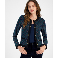 Tommy Hilfiger 'Argyle-Print Open-Front Cardigan' pour Femmes