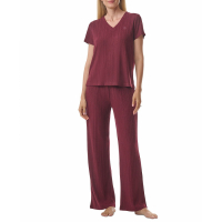 Tommy Hilfiger '2-Pc. Short-Sleeve Ribbed Pajamas Set' pour Femmes