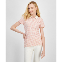 Tommy Hilfiger 'Houndstooth-Print Collared Top' pour Femmes