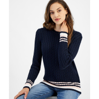 Tommy Hilfiger 'Cable-Knit Crewneck Sweater' pour Femmes