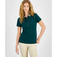 Tommy Hilfiger 'Striped-Collar Polo Shirt' pour Femmes