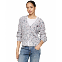 Tommy Jeans 'Marled V-Neck Cardigan Sweater' pour Femmes