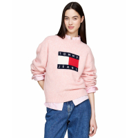 Tommy Jeans 'Melange Flag Crewneck Sweater' pour Femmes