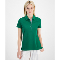 Tommy Hilfiger 'Solid-Color Signature Polo Top' pour Femmes