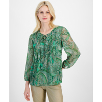 Tommy Hilfiger 'Pintuck-Pleat Paisley Blouse' pour Femmes