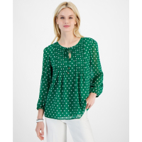 Tommy Hilfiger 'Pintuck-Pleat Polka Dot Blouse' pour Femmes