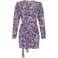 Isabel Marant Robe mini 'Gathered Floral-Print' pour Femmes