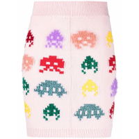 Stella McCartney Mini Jupe 'Alien Intarsia-Knit' pour Femmes