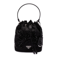 Prada Sac Cabas 'Triangle-Logo' pour Femmes