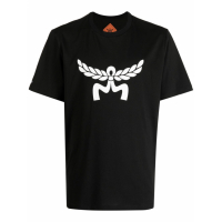 MCM T-shirt 'Laurel Logo-Print' pour Hommes