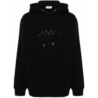 Lanvin Sweatshirt à capuche  'Embroidered-Logo' pour Hommes