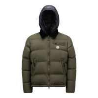 Moncler Doudoune en plumes 'Calima Hooded Short' pour Hommes