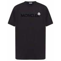 Moncler T-shirt 'Flocked-Logo' pour Hommes