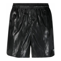 Alexander McQueen Short de bain 'Graffiti Logo-Jacquard' pour Hommes