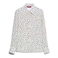 Max Mara Studio 'Printed Crêpe De Chine' Hemd für Damen