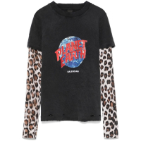 Balenciaga 'Planet Earth' Langärmeliges T-Shirt für Damen