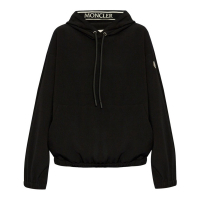 Moncler Sweatshirt à capuche  'Logo-Appliqué Drawstring' pour Femmes