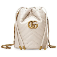 Gucci Sac seau 'GG Marmont Mini' pour Femmes