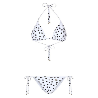 Dolce&Gabbana 'Polka Dot-Print Triangle-Cup' Bikini für Damen