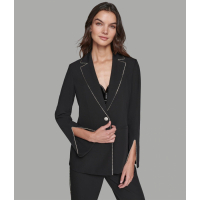 Karl Lagerfeld Paris 'Luxe Rhinestone Trimmed Suiting' Klassischer Blazer für Damen