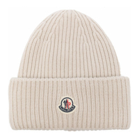 Moncler Men's 'Logo-Patch' Beanie