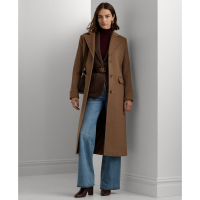 LAUREN Ralph Lauren Women's 'Long Notched-Collar' Coat