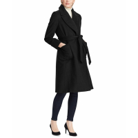 LAUREN Ralph Lauren Women's 'Belted' Wrap Coat