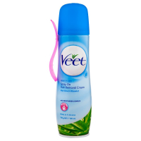 Veet 'Sensitive Spray On' Hair Removal Cream - 150 ml