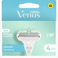 Gillette 'Venus Smooth Sensitive' Razor + Refill - 4 Pieces