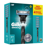 Gillette 'MACH3' Razor + Refill - 6 Pieces