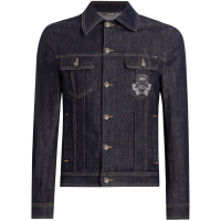 Dolce&Gabbana Men's 'Logo-Appliqué' Denim Jacket