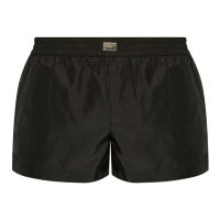 Dolce&Gabbana Men's 'Logo-Plaque' Swimming Shorts