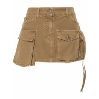 The Attico 'Fay Denim Cargo' Mini Rock für Damen