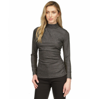 Michael Kors Women's 'Asymmetrical Ruched' Long Sleeve top